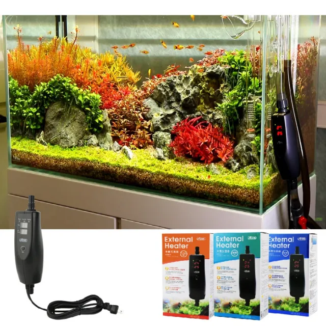 【ISTA 伊士達】500W 二代微電腦IC 外置加溫器/控溫器加熱主機連接於圓桶水管串接(緩衝加溫 IH616)
