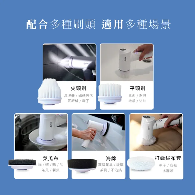 【Arlink】液晶螢幕 電動清潔打蠟機 CB15(廚具/廚房/玻璃/浴廁清潔/打蠟拋光/洗鞋刷／洗車打蠟)
