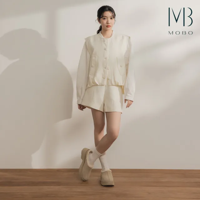 【MO-BO】質感小香短褲
