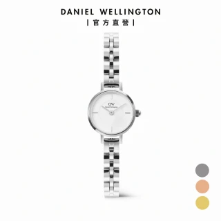 【Daniel Wellington】DW 手錶 Petite Mini 19mm 3珠鏈帶不鏽鋼錶(多色可選)
