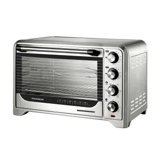 【THOMSON】福利品 32L三溫控不鏽鋼旋風烤箱 TM-SAT09(加贈 SL台灣製不鏽鋼雙層餐盒 R-3900)