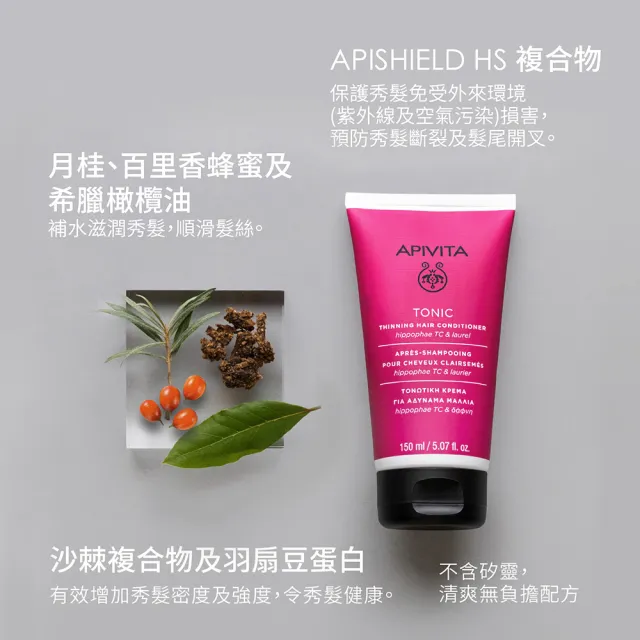 【APIVITA】官方直營 活化潤髮乳 150ml(專櫃公司貨)