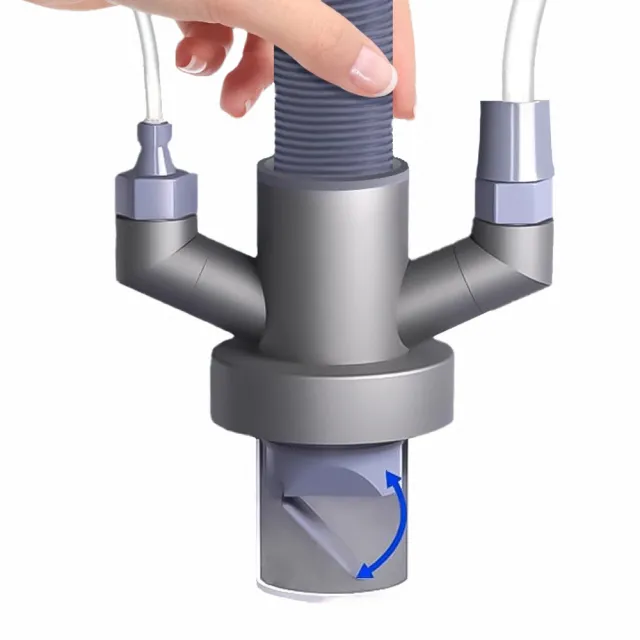 【悅浴良品】自動閉合 三通防臭排水管(廚下加熱器 洗衣機 洗碗機 淨水器 製冰機 濾水器排水 水槽排水管)