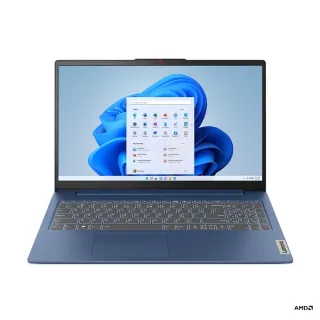 【Lenovo】15.6吋R5輕薄筆電(IdeaPad Slim 3/82XQ00XSTW/R5-7520U/16G/512G/W11/藍)