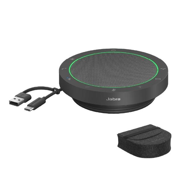 【Jabra】官方直營 Speak2 40 可攜式全雙工會議揚聲器(雙纜線接口設計)