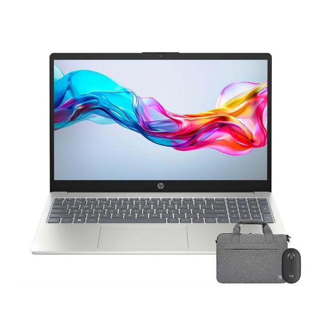 【HP 惠普】送獨家筆電包/滑鼠★15吋 N100輕薄文書筆電(15-fd0586TU/N100/8G/512G SSD/W11/星河銀)