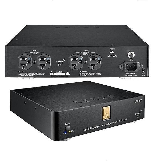 KECES IQRP-800 為臺灣原裝生產的立體聲功率放大器，採用黑色系設計，尺寸僅300x279x66mm，重量9.5KG，適合音響發燒友使用。支援110V電源，不具備WiFi或藍芽功能，提供純淨音質體驗，享1年保固保障，無額外配件。