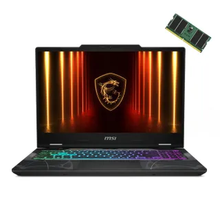 升級32G★【MSI 微星】15.6吋 Core 7-240H RTX5050電競筆電(Cyborg 15/16G/512G SSD/W11/B2RWEKG-028TW)