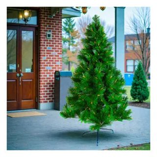 【摩達客】台灣製-7尺/7呎-210cm特級綠松針葉聖誕樹-裸樹(不含飾品/不含燈/本島免運費)