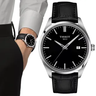 【TISSOT 天梭】PR100系列 簡約時尚手錶-40mm 情人節 禮物(T1504101605100)