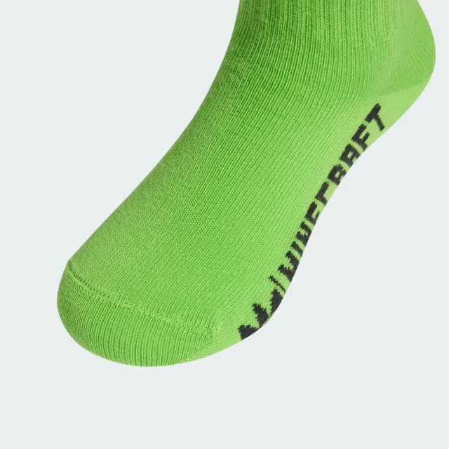 【adidas 愛迪達】MINECRAFT 中筒襪 2 雙入 童襪 - Originals KE4857