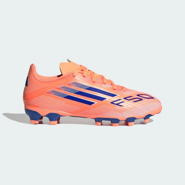 【adidas 愛迪達】F50 LEAGUE 足球鞋 運動鞋 童鞋 JH7751