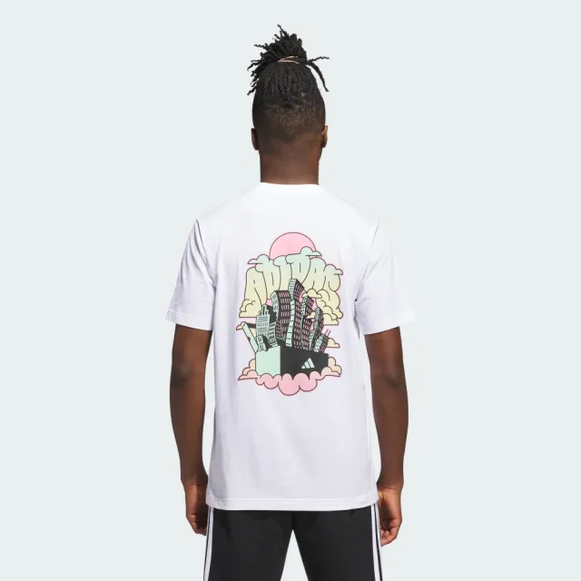 【adidas 愛迪達】短袖上衣 T恤 男 JN2509