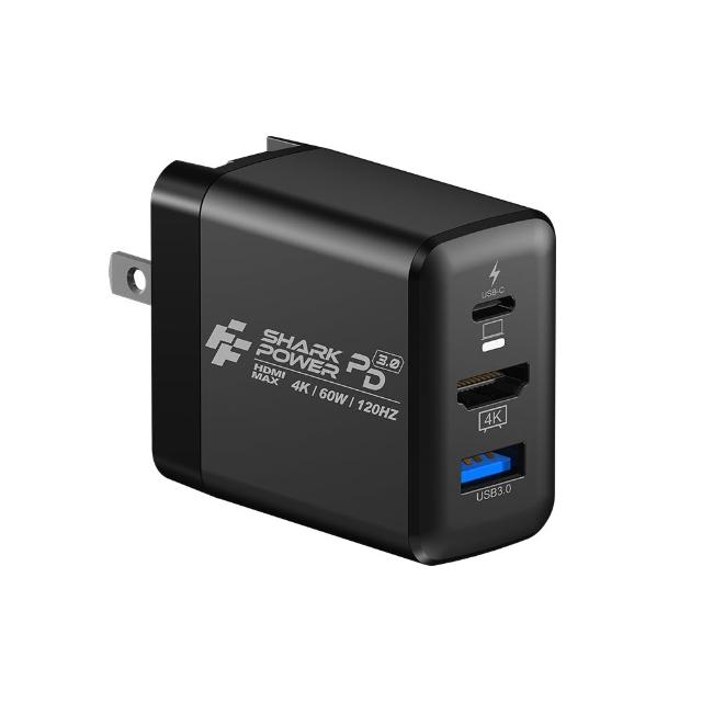 【FlashFire】SharkpowerⅢ Switch2 PD快充4K視訊轉接器(Switch一代&二代皆適用)