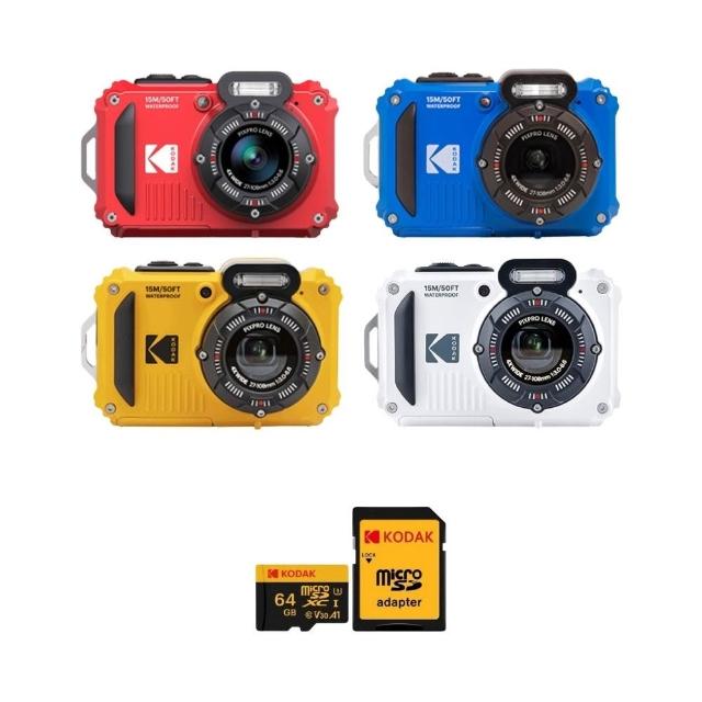 【Kodak 柯達】PIXPRO WPZ2+記憶卡(公司貨/交換禮物/聖誕禮物)