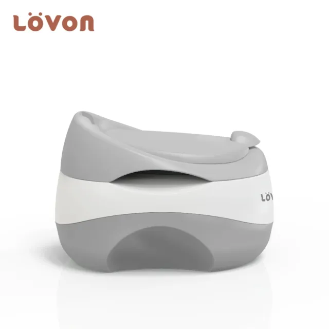【LOVON】成長型三合一學習小馬桶(兒童馬桶 學習馬桶 戒尿布 增高墊腳凳 多功能)