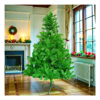 【摩達客】台灣製-7尺/7呎-210cm豪華版綠聖誕樹(含飾品組/不含燈/本島免運費)