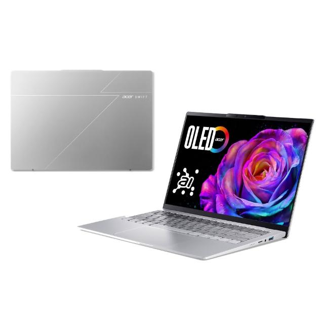 Acer 宏碁 Swift Go SFG14-74-55TY 輕薄筆電搭載 Intel Core Ultra 5 處理器與 LPDDR5X 32GB 記憶體，內建 Arc graphics 顯示卡，支援 OLED 鏡面螢幕與 1920x1200 解析度。提供 Windows 11 Home 系統，具備指紋辨識、Killer Wi-Fi 7 網路、65Wh 電池與多種 I/O 連線埠，適合商務與日常使用。