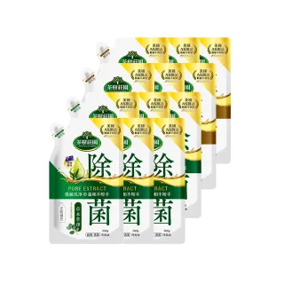 【茶樹莊園】超濃縮洗碗精補充包12入-茶樹速淨/檸檬解垢/草本淨味(700g/入-12入/箱-箱購)
