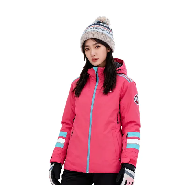 【St.Bonalt 聖伯納】時尚純色防風防水 保暖雪服外套 │女款 FW9007(雪衣 滑雪服 滑雪衣 滑雪裝備 耐磨)