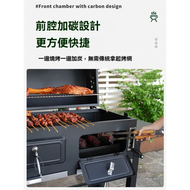 【諾必行】多功能燒烤爐 烤肉爐 牛排爐(商用燒烤爐/烤肉架/美式烤肉爐/燜烤爐)