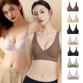 【Kosmiya】1件組 半固定杯無痕瑜珈運動內衣/防震內衣/運動背心/瑜珈背心(4色可選/M-2XL)