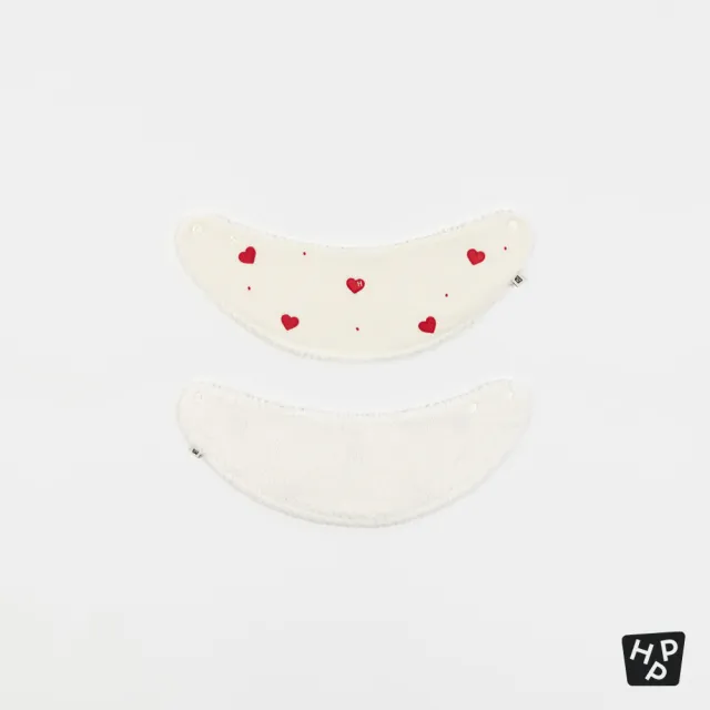 【Happy Prince】韓國製 Cupid愛心雪絨內裡嬰兒童圍兜(保暖寶寶圍脖圍兜口水巾)