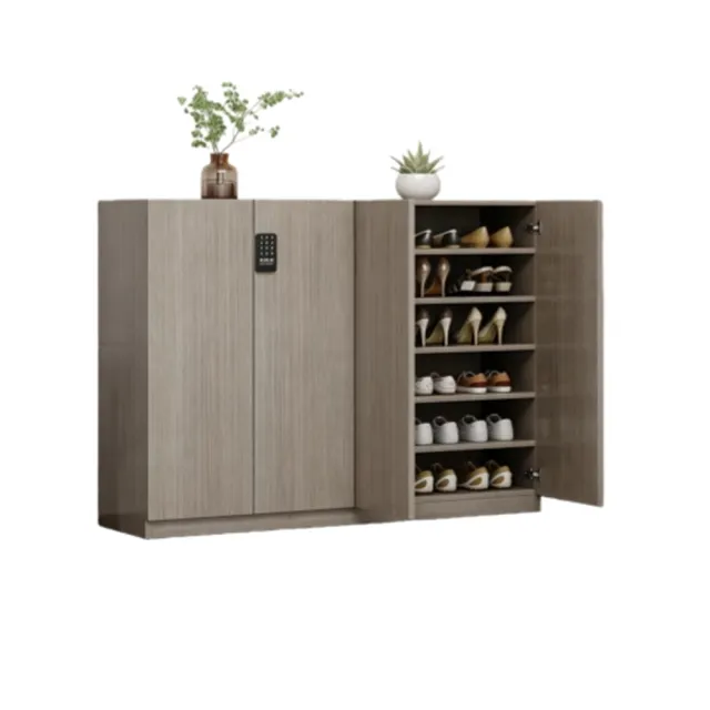 【YouPing】（帶密碼鎖）鞋櫃 家用門口60cm鞋櫃 入戶玄關靠墻大容量鞋架(鞋櫃 鞋架 玄關櫃  收納櫃 儲物櫃)