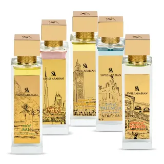 【SWISS ARABIAN 瑞士-阿拉伯】發現愛經典城市系列中性香水 100ml(杜拜原裝-官方直營)