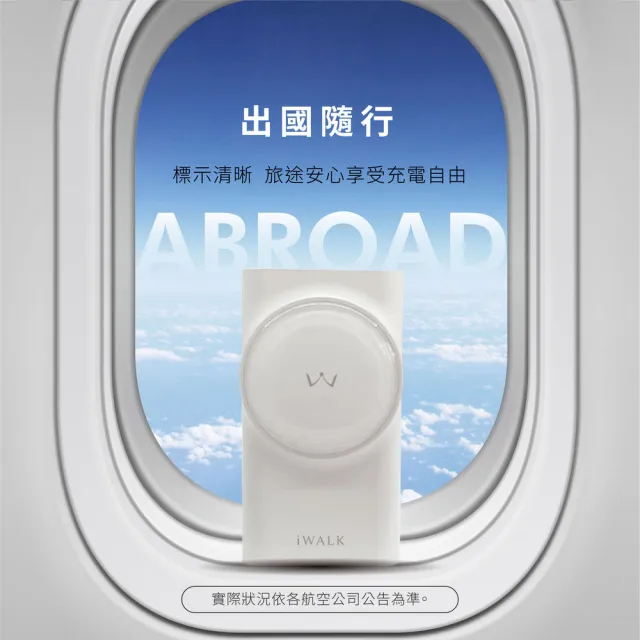 【iWALK】拉拉線 30W 伸縮線行動電源 Lightning款(一機三充/Wh認證/內建伸縮Lightning線)