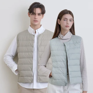 【GIORDANO 佐丹奴】男女裝輕薄羽絨背心(多色任選)