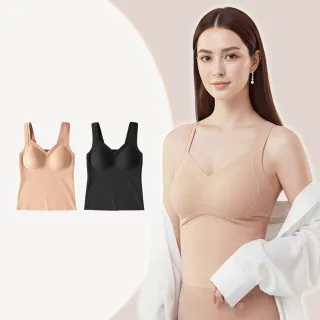 【MYVEGA 麥雪爾】MA暖薑發熱輕暖美胸衣-共二色(bratop/內衣/無痕罩杯背心)