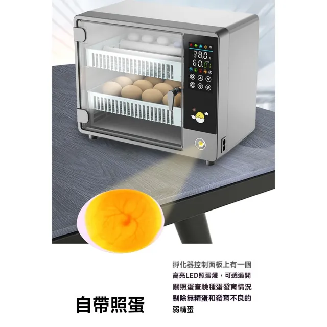 【諾必行】24枚恒溫孵化櫃 全自動孵化器(雞蛋孵化機 蘆丁雞孵蛋器 孵化箱 孵蛋器)