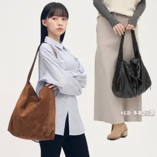 【plain-me】大容量麂皮绒SAAKO通勤包(手拿包 側背包 肩背包 女包 包包 秋冬 包袋 聖誕交換禮物 SAA3011)