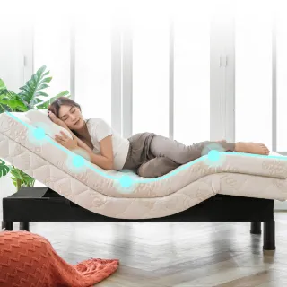 【迪奧斯 Dios】德國工藝 OKIN 單人電動床-D110醫療級乳膠床墊15cm厚(M230型新月床 - 多功能電動床)