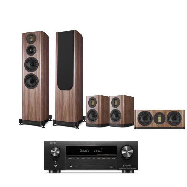 【Denon 天龍】家庭劇院組合(AVR-X1800H+Wharfedale EVO5.4+5.1+5.C)