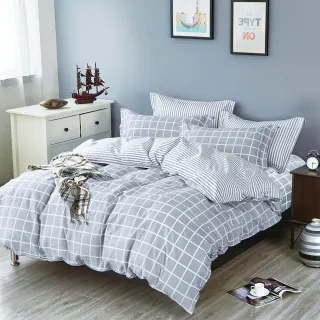 【MIT iLook】台灣製 100%純棉被套(單人/雙人/多款可選)