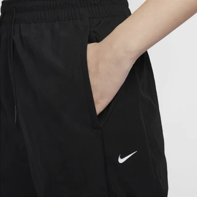 【NIKE 耐吉】長褲 女 AS W NSW NK WR WVN HR OH P 運動 休閒 刷毛 彈性 高腰 黑(FV7656010)