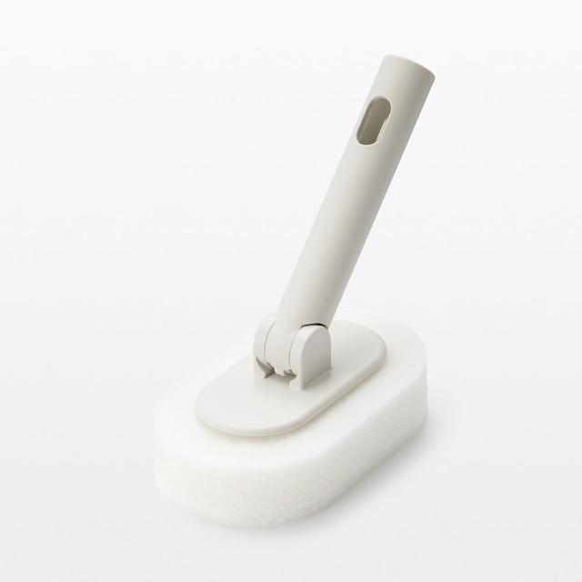 【MUJI 無印良品】可替換式掃除系列/浴室用清潔海綿 約寬8.5x深15x高17.5cm