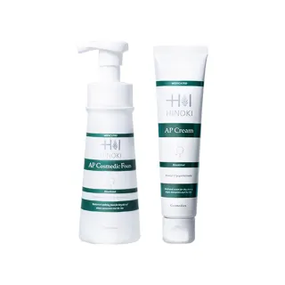 【HINOKI肌粧品】檜木醇清潔修護2入組(溫和/保濕/修護/茶樹精油清香/全身、敏感肌適用)