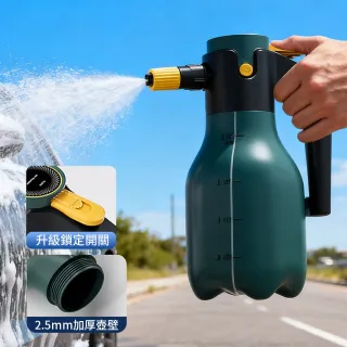 【SUiTU】電動高壓洗車泡沫壺 自動增壓灑水壺 多功能清潔噴水壺 澆花噴灑壺 2L