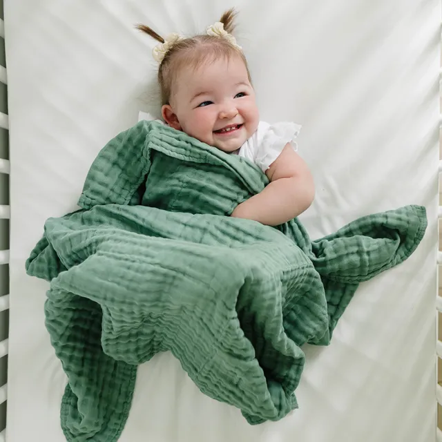 【L’Ange棉之境】6層純棉紗布浴巾/蓋毯 70x95cm(多款可選)