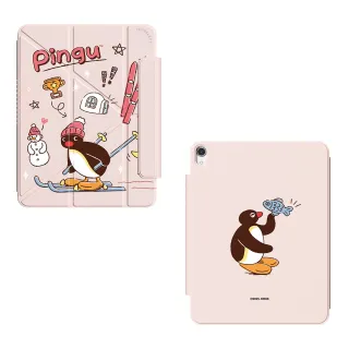 【TOYSELECT】iPad全系列｜PINGU滑雪強悍磁吸iPad Y折保護殼