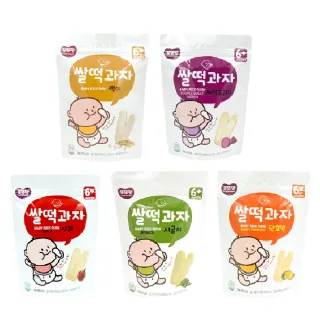 【韓爸田園日記】米片片米餅 20g x5包組(原味/南瓜/紫薯/菠菜/蘋果/香蕉 任選)(6個月以上/嬰幼兒/無添加)