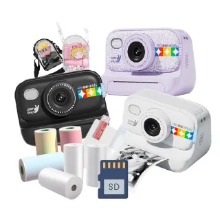【esoon】+esoonkids Pro 潮玩兒童拍立得/兒童相機(128G相機包組合/禮物)