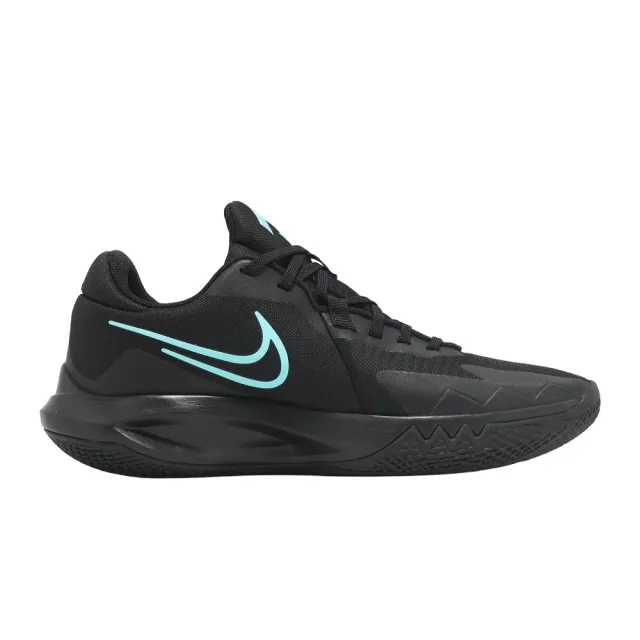 【NIKE 耐吉】籃球鞋 Precision 6 VI 男鞋 黑 蒂芬妮綠 緩震 低筒(IO7605-040)