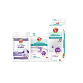 【3M】百利浴室清潔馬桶刷特惠組-小蘇打配方(任選2組)