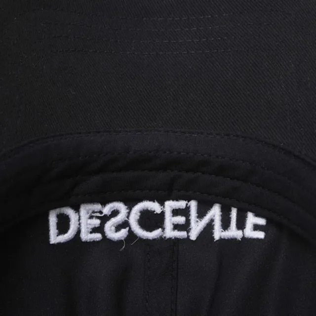 【DESCENTE】迪桑特 中性 休閒基本款Logo老帽 運動帽 棒球帽(藍色/黑色)