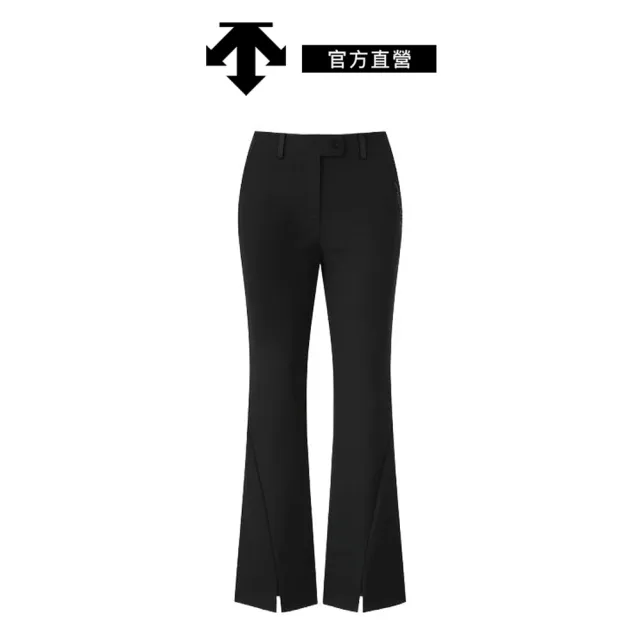 【DESCENTE】GOLF 迪桑特 女士 高爾夫喇叭褲(黑色)
