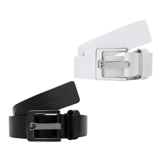 【DESCENTE】GOLF 迪桑特 女士 高爾夫腰帶(黑色/白色)